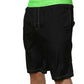 Dolce & Gabbana Black Green Logo Waistband Beachwear Short Swimwear