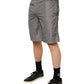 Dolce & Gabbana Light Gray Nylon Elastic Waist Shorts Swimwear