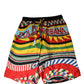 Dolce & Gabbana Multicolor Sicilian Carretto Shorts Swimwear