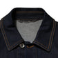 Dolce & Gabbana Indigo Blue Denim Slim Fit Logo Patch Jacket