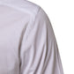 Dolce & Gabbana White Cotton GOLD Long Sleeves Formal Men Shirt
