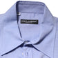 Dolce & Gabbana Light Blue Cotton Teddy Bear Long Sleeve Shirt