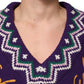 Dolce & Gabbana Purple Wool DG Logo Men Knit Pullover Sweater