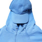 Dolce & Gabbana Blue Cotton Hooded Men Sportswear One Size Vest