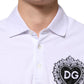 Dolce & Gabbana White Cotton DG Heart Logo Embroider T-shirt