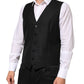 Dolce & Gabbana Black Wool Dress Formal Men Waistcoat Vest