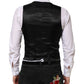 Dolce & Gabbana Black Wool Dress Formal Men Waistcoat Vest