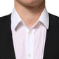 Dolce & Gabbana Black Wool Dress Formal Men Waistcoat Vest