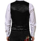 Dolce & Gabbana Black Wool Dress Formal Men Waistcoat Vest