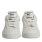Dolce & Gabbana White Miami Leather Low Top Sneakers Shoes