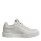 Dolce & Gabbana White Miami Leather Low Top Sneakers Shoes