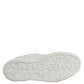 Dolce & Gabbana White Miami Leather Low Top Sneakers Shoes