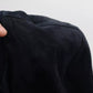 Dolce & Gabbana Dark Blue Suede Lambskin Blouson Jacket
