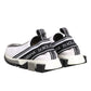 Dolce & Gabbana Black White Slip On Sorrento Sneakers Shoes