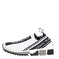 Dolce & Gabbana Black White Slip On Sorrento Sneakers Shoes
