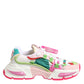 Dolce & Gabbana Multicolor Leather Airmaster Low Top Sneaker Shoes