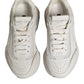 Dolce & Gabbana White Daymaster Low Top Sneaker Shoes
