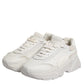 Dolce & Gabbana White Daymaster Low Top Sneaker Shoes