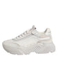 Dolce & Gabbana White Daymaster Low Top Sneaker Shoes