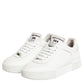 Dolce & Gabbana White Miami Leather Low Top Sneakers Shoes