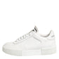 Dolce & Gabbana White Miami Leather Low Top Sneakers Shoes