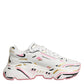 Dolce & Gabbana Multicolor Hand Painted DAYMASTER Sneaker Shoes