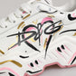 Dolce & Gabbana Multicolor Hand Painted DAYMASTER Sneaker Shoes