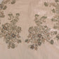 Dolce & Gabbana Beige Sequined Flower Flare Ball Gown Dress