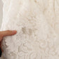 Dolce & Gabbana White Flower Lace Corsage Long Maxi Dress