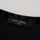 Dolce & Gabbana Cotton Black Leopard Long Sleeve Denim Jacket