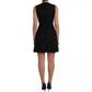 Dolce & Gabbana Black Sleeveless Bodycon A-line Mini Dress