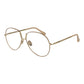 Max Mara Beige Metal Glasses (Frames)