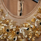 Dolce & Gabbana Gold SPECIAL Piece Runway Crystal Blouse