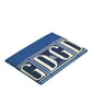 Dolce & Gabbana Blue Calf Leather DG Logo Monogram Card Holder Wallet