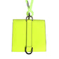Dolce & Gabbana Yellow Green Bifold DG Logo Neck Strap Cardholder Wallet