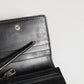 Dolce & Gabbana Black Leather Bifold Card Holder Mens Coin Purse Key Clip Wallet