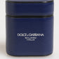 Dolce & Gabbana Blue Leather Logo Print Flip Holder Men Airpods Case