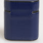 Dolce & Gabbana Blue Leather Logo Print Flip Holder Men Airpods Case