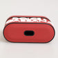 Dolce & Gabbana Red White Silicone Embossed Logo Accessory Airpods Case
