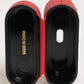 Dolce & Gabbana Red White Silicone Embossed Logo Accessory Airpods Case