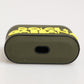 Dolce & Gabbana Army Green Rubber Logo Embossed Accessory  Airpods Case