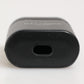 Dolce & Gabbana Black Calfskin Leather Logo Print Flip Holder Airpods Case