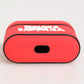 Dolce & Gabbana Red PVC DG Logo Embossed Men Flip Holder  Airpods Case