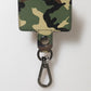 Dolce & Gabbana Multicolor Camouflage Leather Metal Accessory Airpods Case
