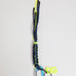 Dolce & Gabbana Blue Yellow Leather Tape String DG Logo Keychain Keyring