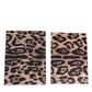 Dolce & Gabbana Multicolor Leopard Print Envelope Paper Post Card Holder