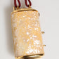 Dolce & Gabbana White Resin Gold Metal Crossbody Mini Purse Tassel Bag