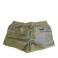Dolce & Gabbana Green Polyester Metallic Logo Print Men Swimwear