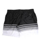 Dolce & Gabbana Black White Striped DG Logo Men Short  Swimwear
