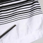 Dolce & Gabbana Black White Striped DG Logo Men Short  Swimwear